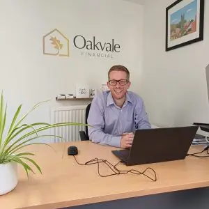 Dwight Scaife Mortgage Advisor sat at his desk at Oakvale Financial