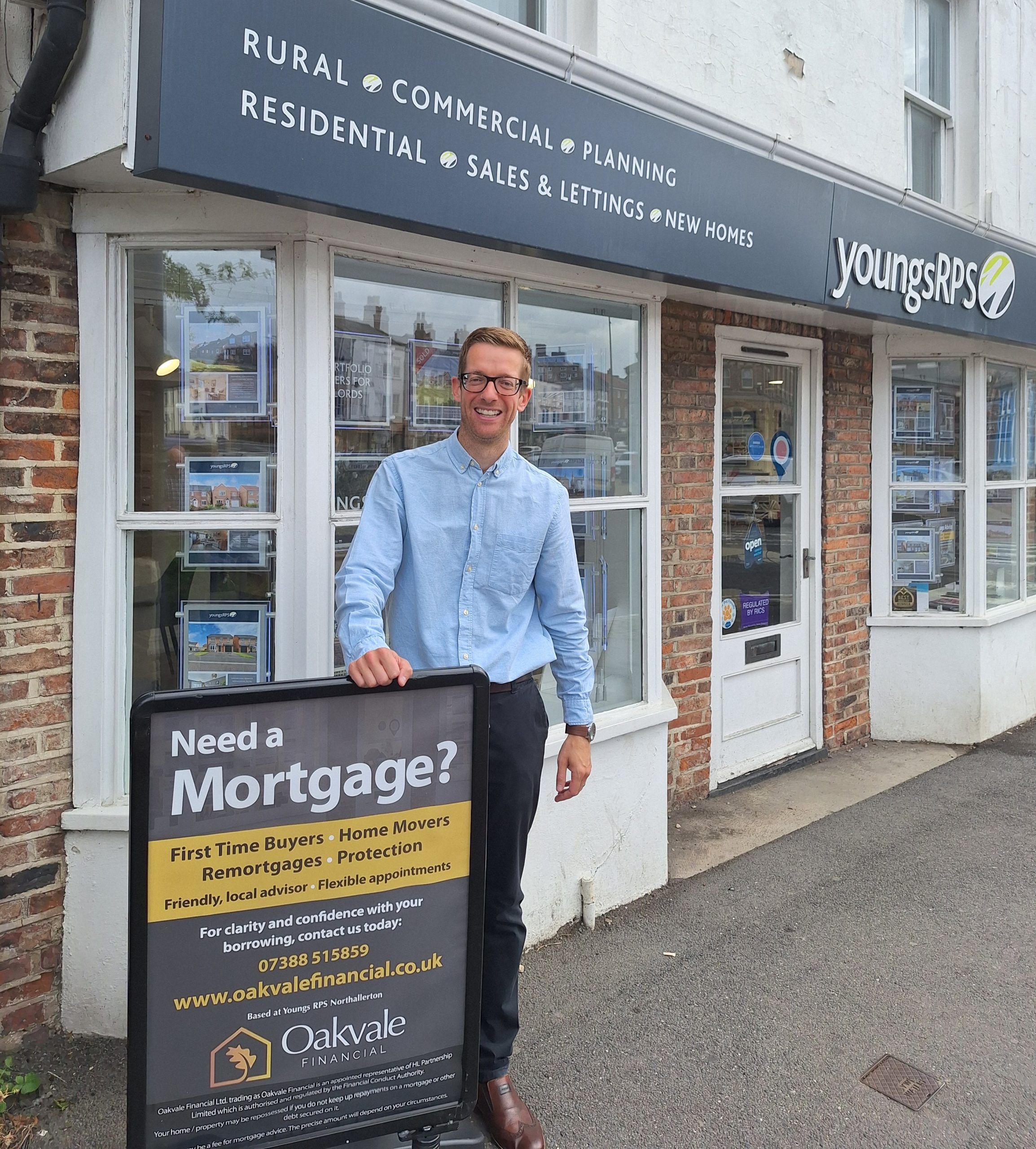 Image of Dwight Scaife Mortgage Advisor outside Youngs RPS in Northallerton